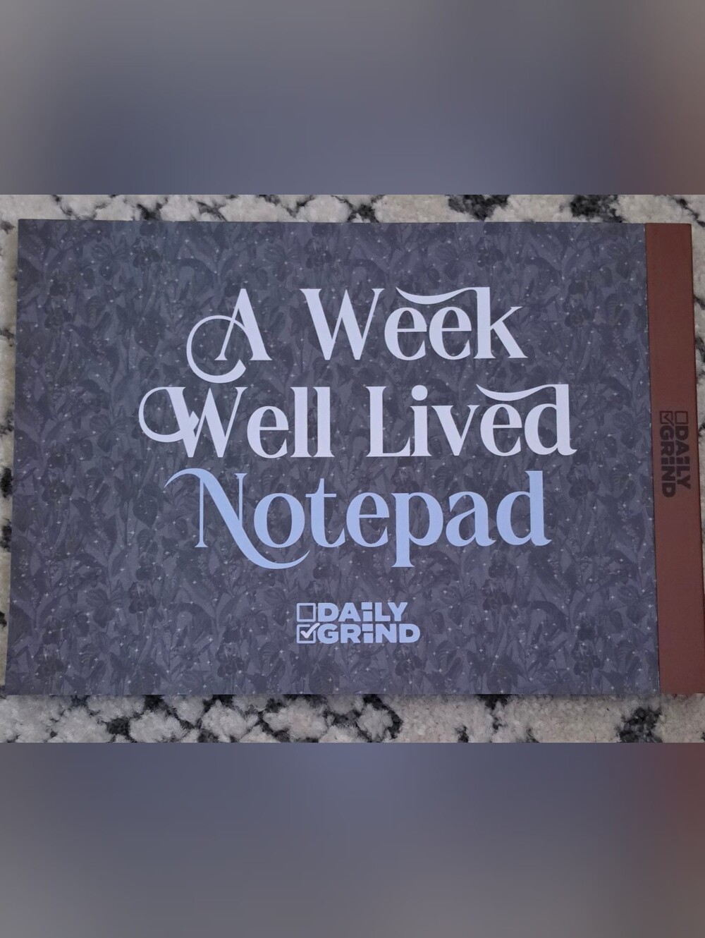 Daily Grind A Week Well Lived Notepad New
